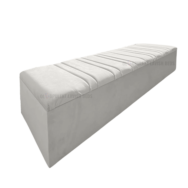 Premium Tufted Blanket Box with Hidden Storage
