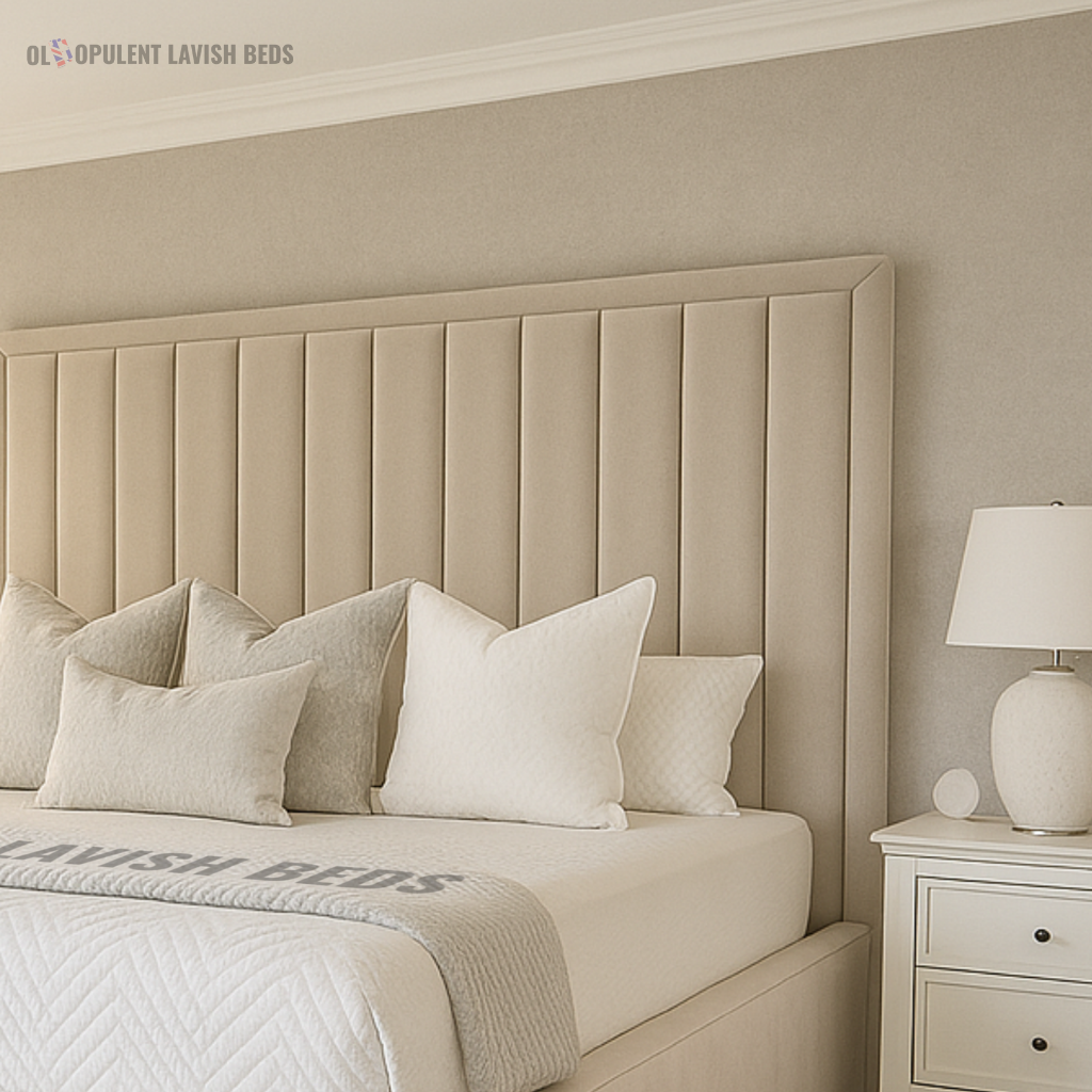 Mayfair Tall Panel ottoman Bed king size