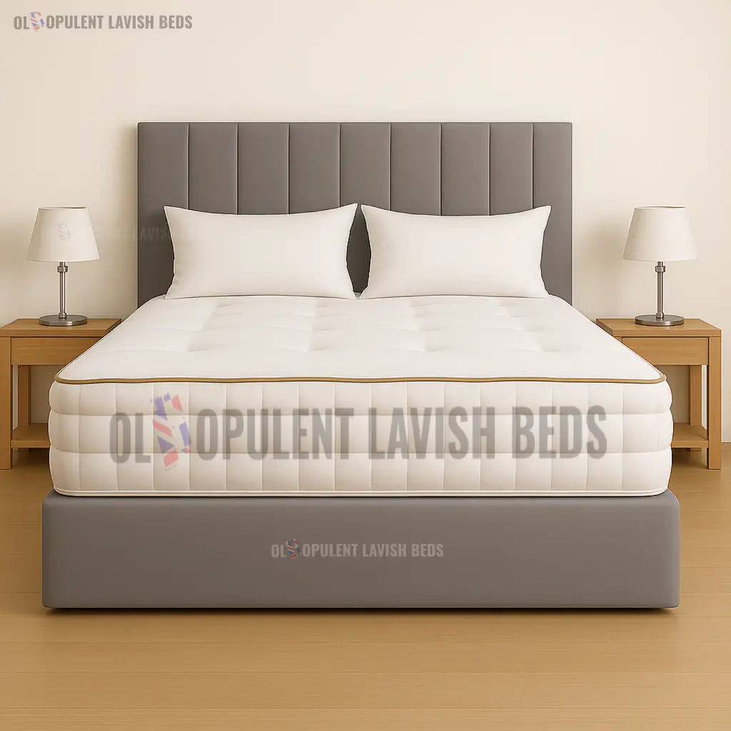 Vertical Panel Upholstered Drawer Bed single size