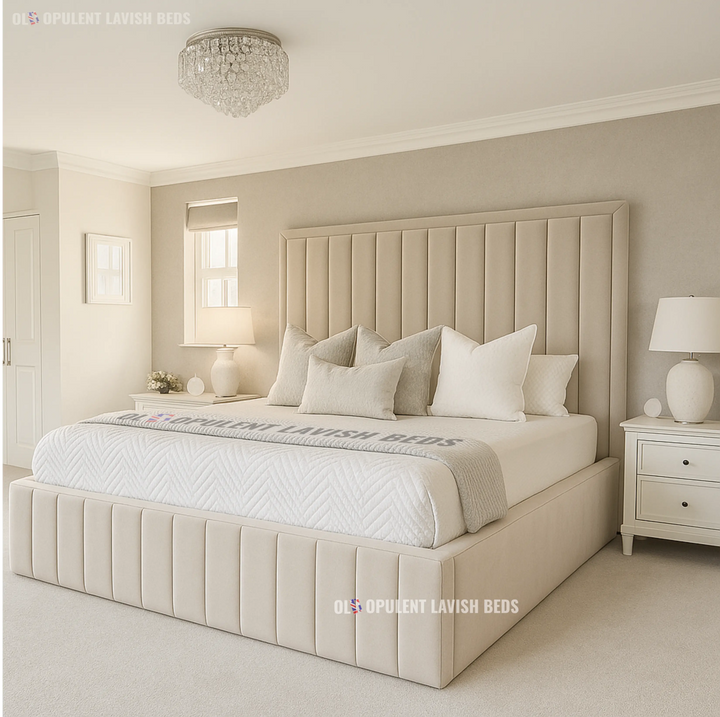 Mayfair Tall Panel ottoman Bed king size