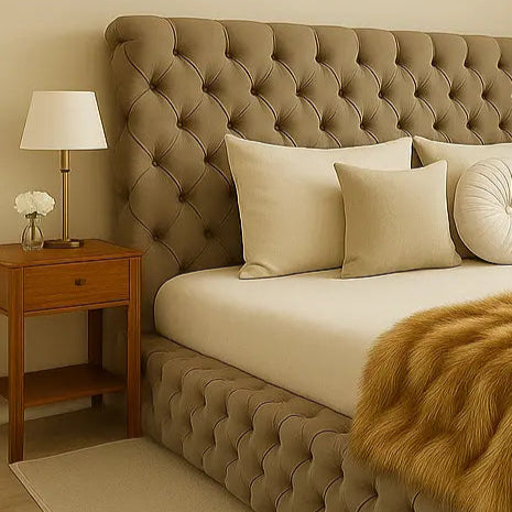 Ambassador Chesterfield Ottoman Storage Bed Double Size